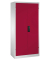 Stahlschrank 8920-052 S10206 lichtgrau, rubinrot 93,0 x 40,0 x 195,0 cm, aufgebaut